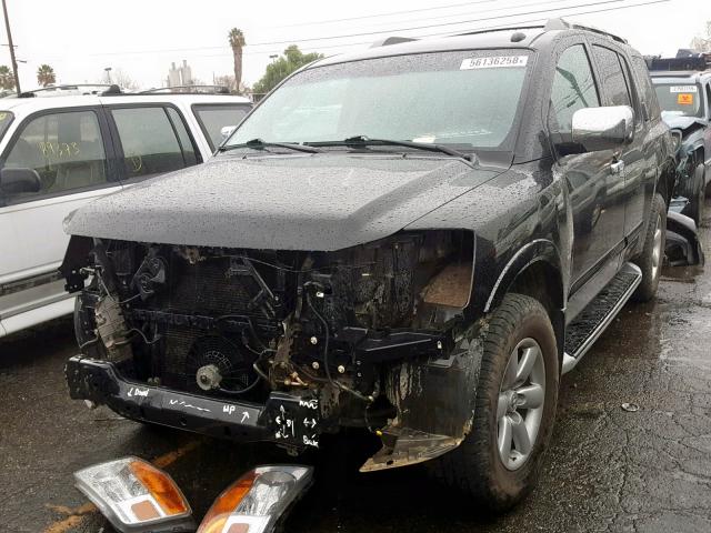 5N1AA0NC5CN610404 - 2012 NISSAN ARMADA SV BLACK photo 2