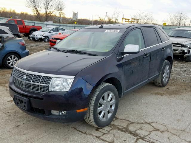 2LMDU68CX7BJ10313 - 2007 LINCOLN MKX PURPLE photo 2