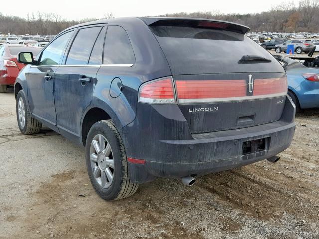 2LMDU68CX7BJ10313 - 2007 LINCOLN MKX PURPLE photo 3