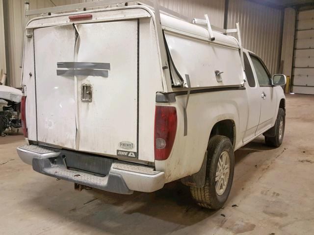 1GTJ6NFE5B8130864 - 2011 GMC CANYON SLT WHITE photo 4