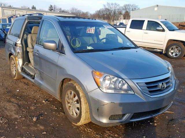 5FNRL38729B027863 - 2009 HONDA ODYSSEY EX SILVER photo 1