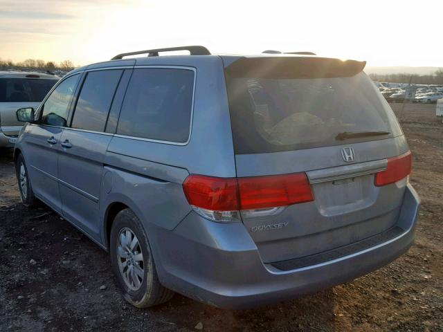 5FNRL38729B027863 - 2009 HONDA ODYSSEY EX SILVER photo 3