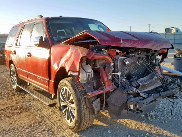 5LMJJ2HT7HEL02615 - 2017 LINCOLN NAVIGATOR Марун фото 1