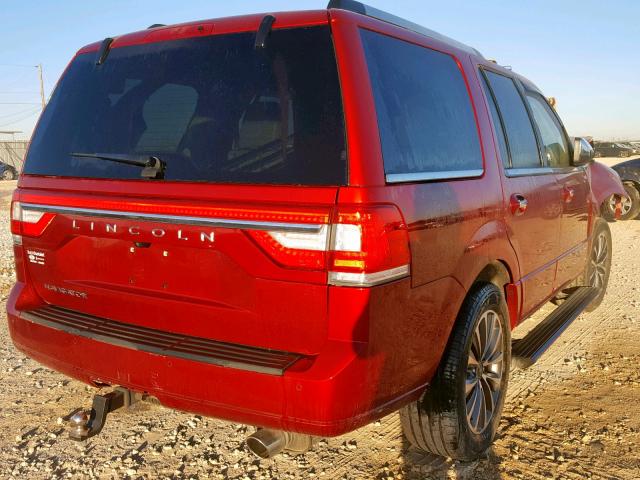 5LMJJ2HT7HEL02615 - 2017 LINCOLN NAVIGATOR Марун фото 4
