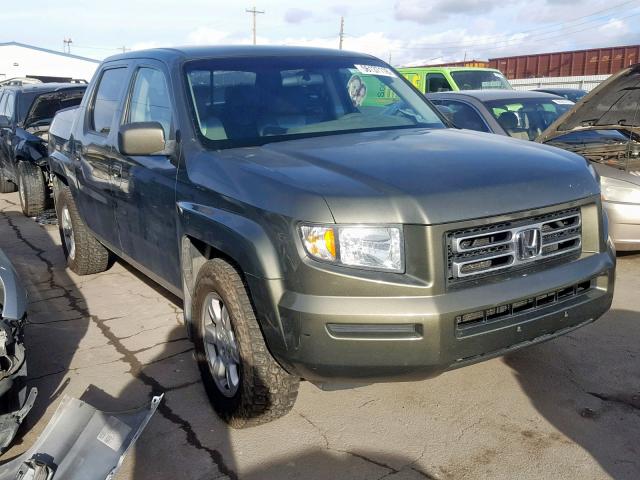 2HJYK16436H551259 - 2006 HONDA RIDGELINE GRAY photo 1