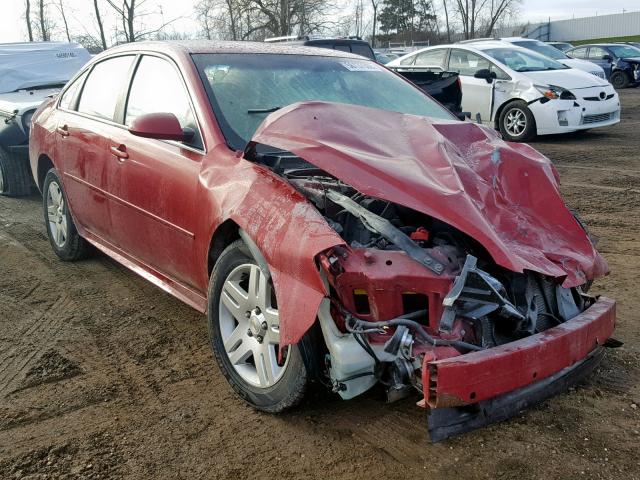 2G1WB5E3XC1329858 - 2012 CHEVROLET IMPALA LT RED photo 1