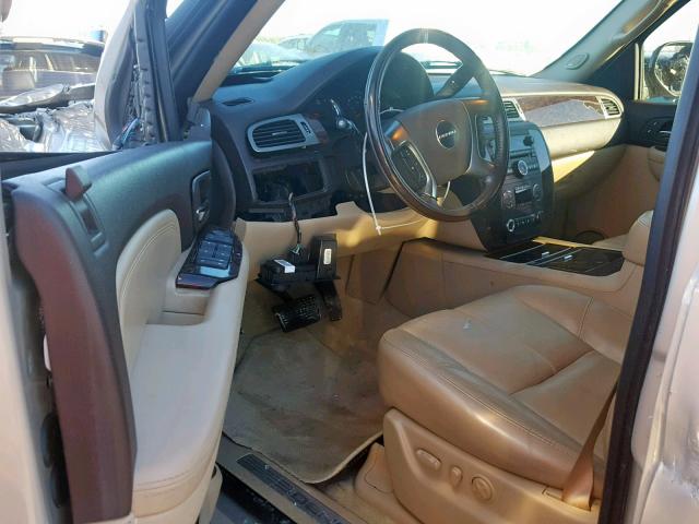 1GKFK63817J327072 - 2007 GMC YUKON DENA BEIGE photo 9