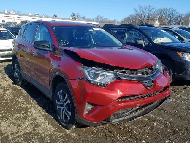 2T3BFREV5JW729334 - 2018 TOYOTA RAV4 LE RED photo 1