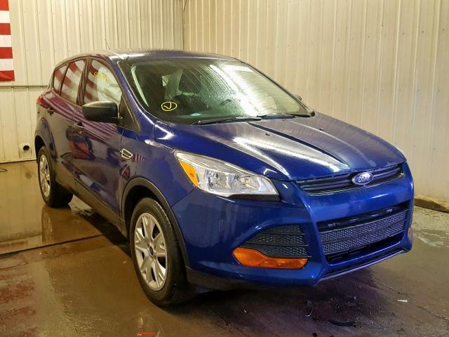 1FMCU0F77GUC59377 - 2016 FORD ESCAPE S BLUE photo 1