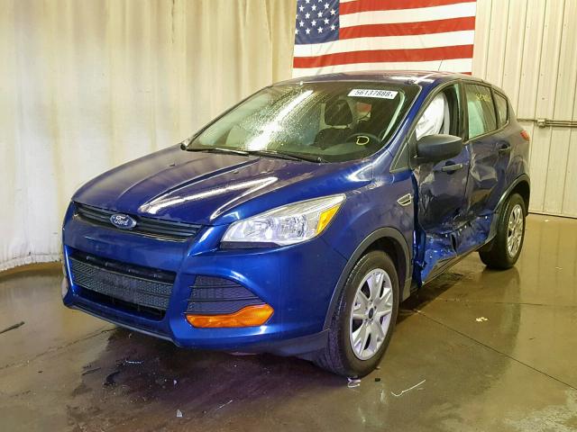 1FMCU0F77GUC59377 - 2016 FORD ESCAPE S BLUE photo 2