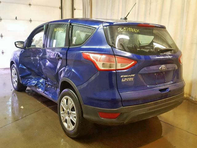 1FMCU0F77GUC59377 - 2016 FORD ESCAPE S BLUE photo 3