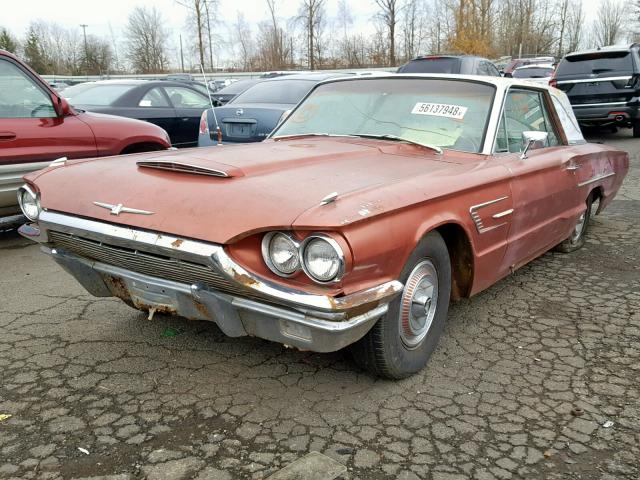 5Y87Z150934 - 1965 FORD TBIRD GOLD photo 2