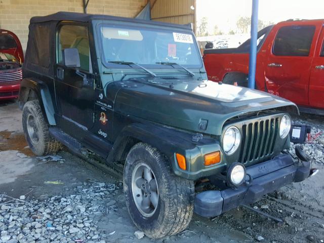 1J4FY49S6WP741200 - 1998 JEEP WRANGLER / GREEN photo 1