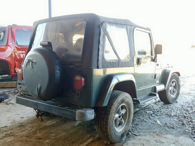 1J4FY49S6WP741200 - 1998 JEEP WRANGLER / GREEN photo 4