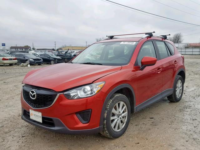 JM3KE4BE8E0378642 - 2014 MAZDA CX-5 SPORT RED photo 2