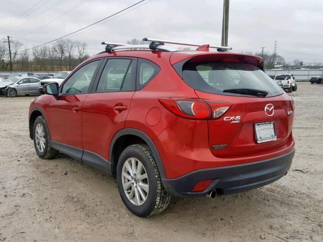 JM3KE4BE8E0378642 - 2014 MAZDA CX-5 SPORT RED photo 3