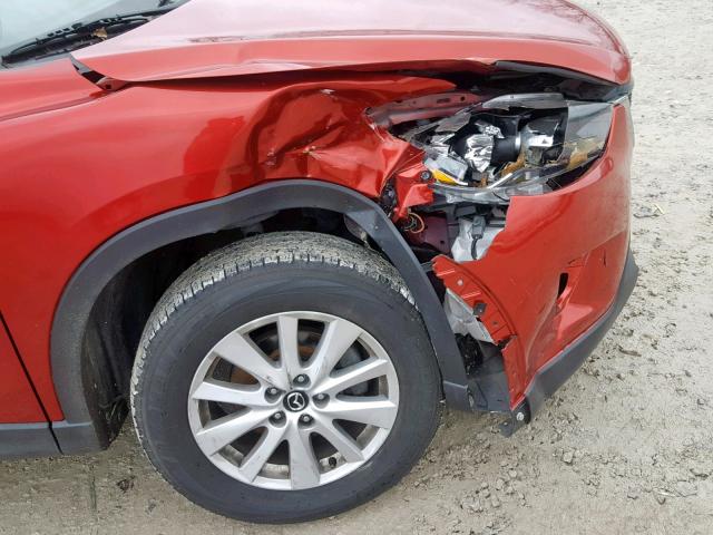 JM3KE4BE8E0378642 - 2014 MAZDA CX-5 SPORT RED photo 9