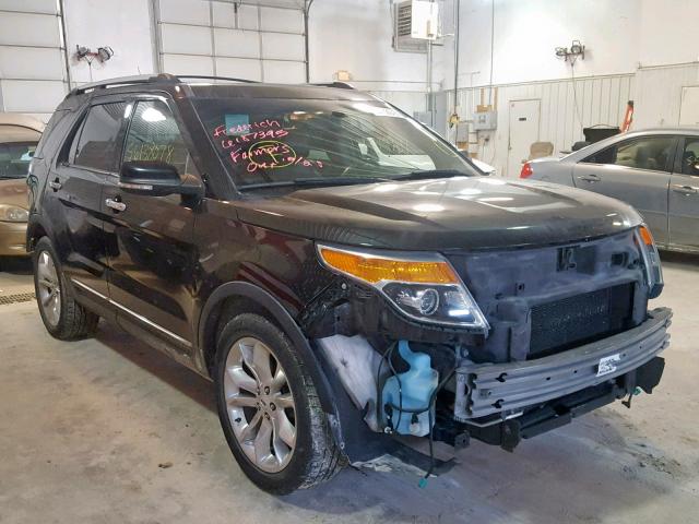 1FMHK8F84CGA15942 - 2012 FORD EXPLORER L BLACK photo 1