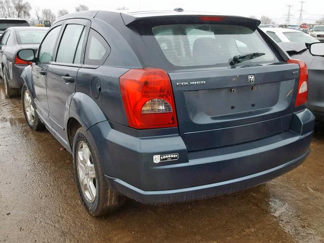 1B3HB48B87D374046 - 2007 DODGE CALIBER SX GRAY photo 3