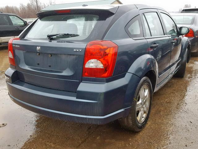 1B3HB48B87D374046 - 2007 DODGE CALIBER SX GRAY photo 4