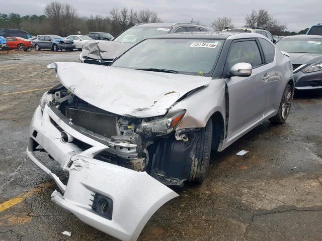 JTKJF5C7XD3052886 - 2013 TOYOTA SCION TC ვერცხლისფერი ფოტო 2