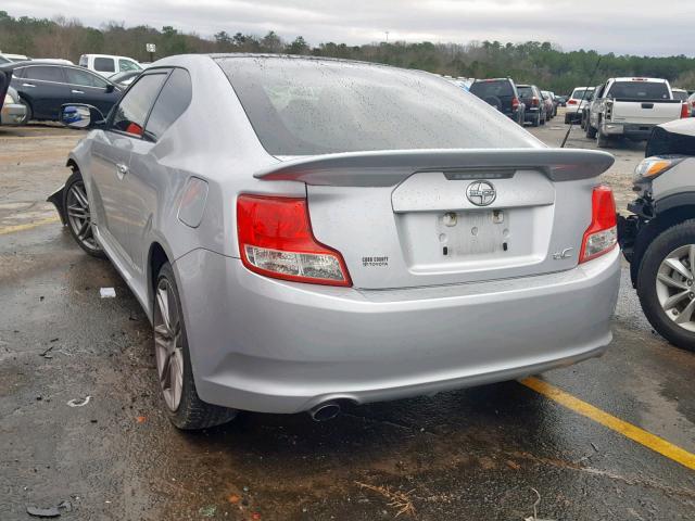 JTKJF5C7XD3052886 - 2013 TOYOTA SCION TC ვერცხლისფერი ფოტო 3