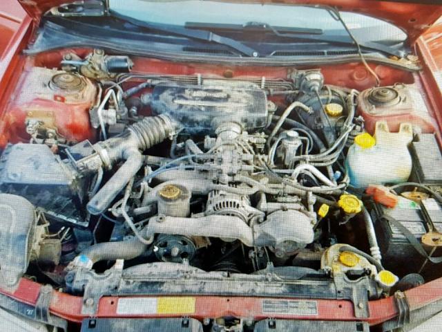 4S3BK435XW7312571 - 1998 SUBARU LEGACY L RED photo 7