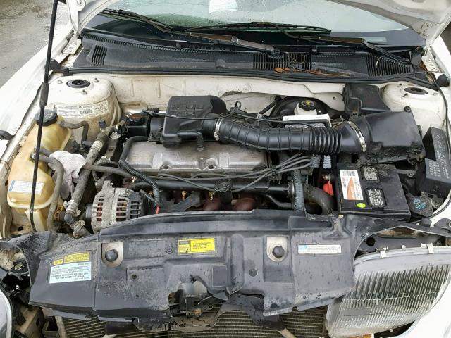 1G2JB5247Y7221307 - 2000 PONTIAC SUNFIRE SE WHITE photo 7