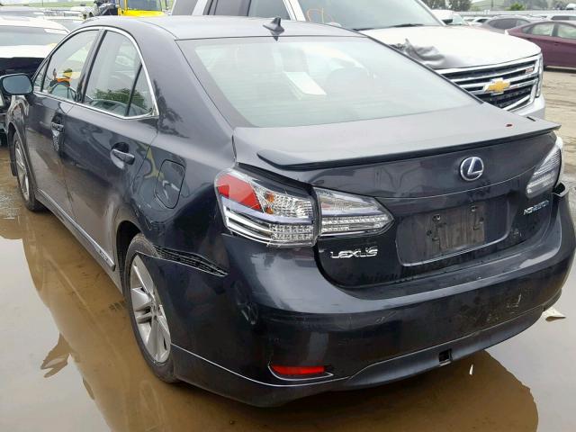 JTHBB1BA3A2022674 - 2010 LEXUS HS 250H GRAY photo 3