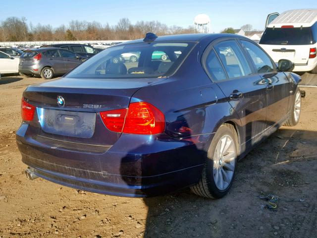 WBAPH5G54BNM74820 - 2011 BMW 328 I SULE BLUE photo 4