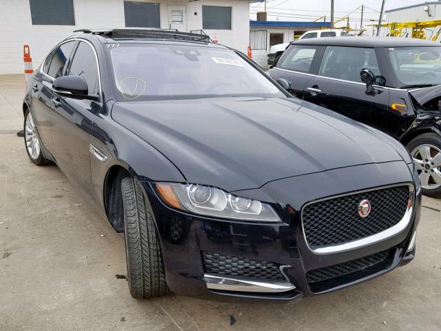 SAJBE4BVXHCY30443 - 2017 JAGUAR XF PRESTIG BLACK photo 1