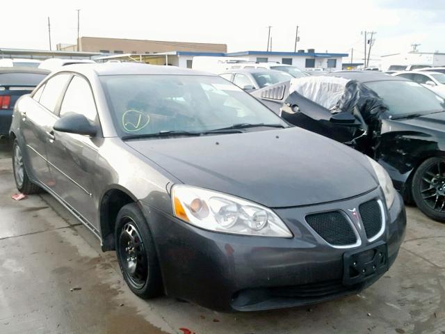 1G2ZF58B474149625 - 2007 PONTIAC G6 VALUE L GRAY photo 1