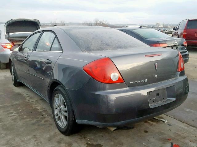 1G2ZF58B474149625 - 2007 PONTIAC G6 VALUE L GRAY photo 3