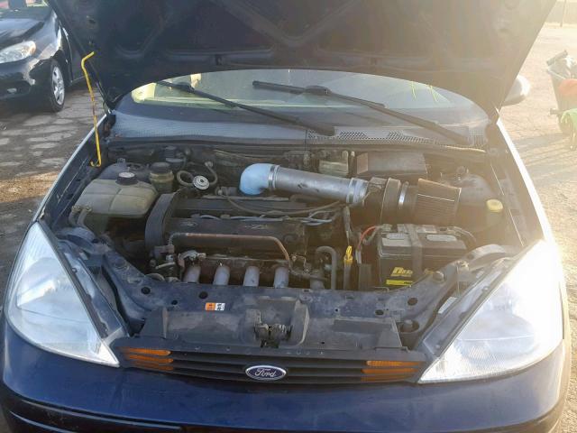 3FAFP31363R117737 - 2003 FORD FOCUS ZX3 BLUE photo 7