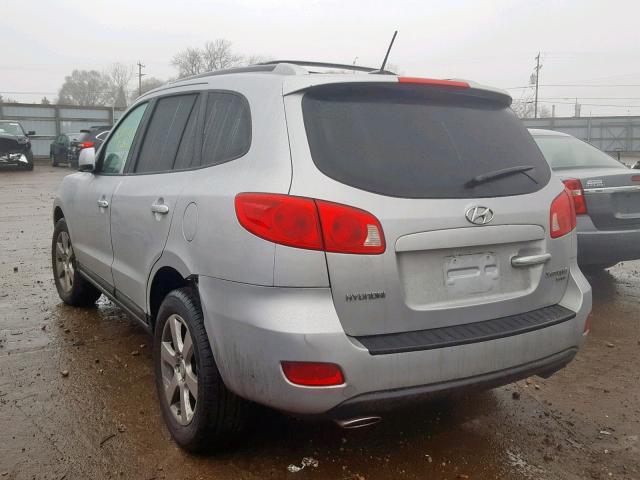 5NMSH13E49H268514 - 2009 HYUNDAI SANTA FE S BLUE photo 3