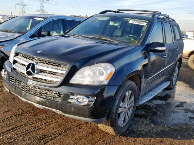 4JGBF71E28A423447 - 2008 MERCEDES-BENZ GL 450 4MA BLACK photo 2