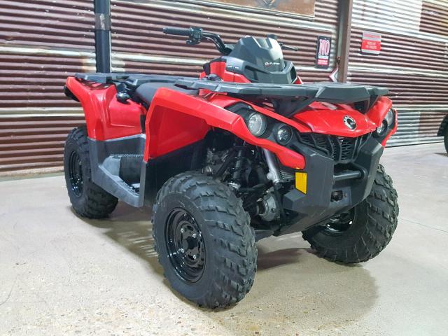 3JBLMHK14EJ000002 - 2014 CAN-AM OUTLANDER RED photo 2