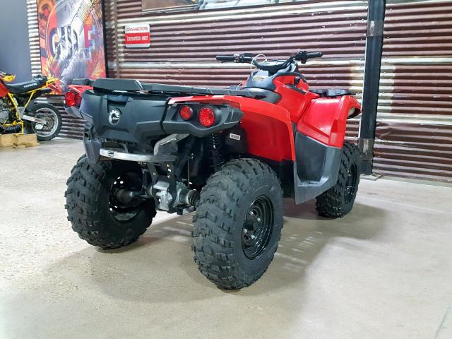 3JBLMHK14EJ000002 - 2014 CAN-AM OUTLANDER RED photo 8