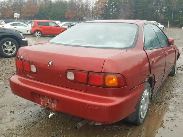 JH4DB7558RS008467 - 1994 ACURA INTEGRA LS RED photo 4