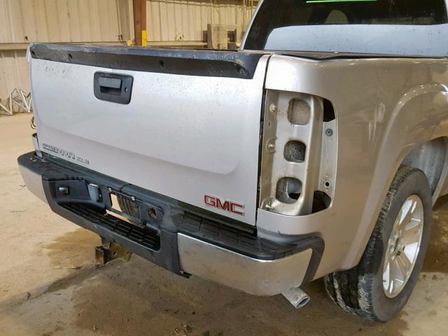 2GTEC13JX71527274 - 2007 GMC NEW SIERRA SILVER photo 9