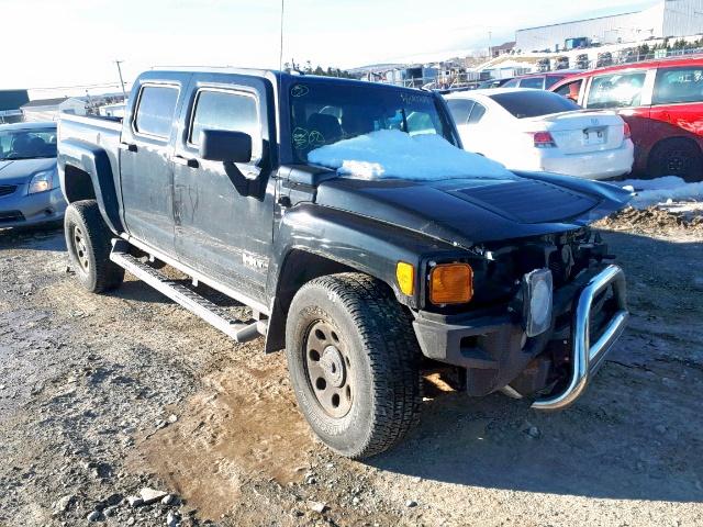 5GNEN13E598123974 - 2009 HUMMER H3T BLACK photo 1