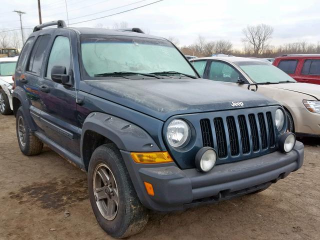 1J4GL38K55W726710 - 2005 JEEP LIBERTY RE GREEN photo 1