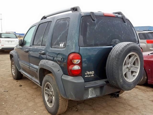 1J4GL38K55W726710 - 2005 JEEP LIBERTY RE GREEN photo 3