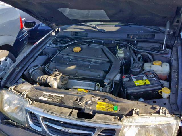 YS3DF58K122002763 - 2002 SAAB 9-3 SE BLUE photo 7