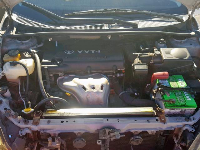 JTKDE177870181458 - 2007 TOYOTA SCION TC ვერცხლისფერი ფოტო 7