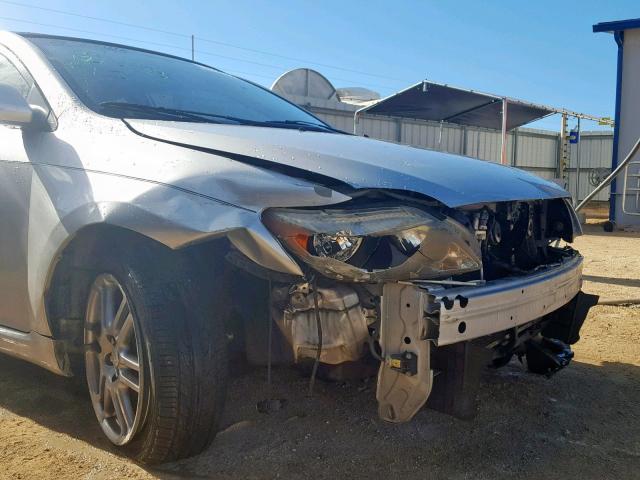JTKDE177870181458 - 2007 TOYOTA SCION TC ვერცხლისფერი ფოტო 9