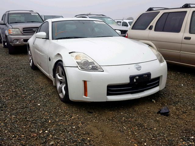 JN1AZ34D06M305267 - 2006 NISSAN 350Z COUPE WHITE photo 1