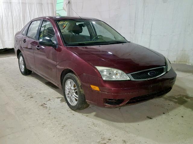 1FAFP34N16W102206 - 2006 FORD FOCUS ZX4 BURGUNDY photo 1