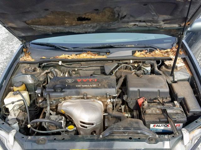 4T1BE32K92U603496 - 2002 TOYOTA CAMRY LE GREEN photo 7