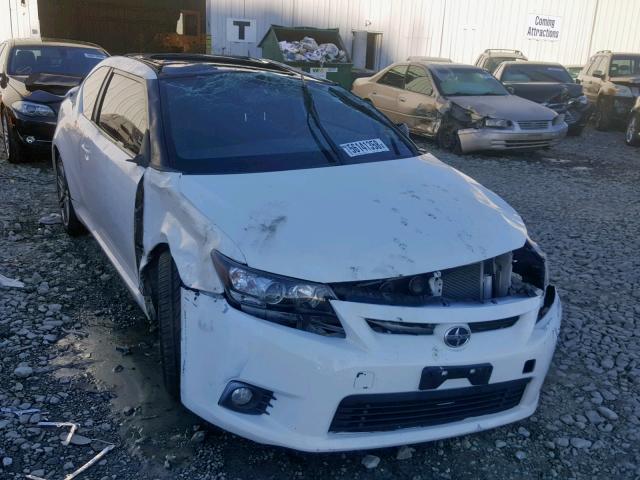 JTKJF5C72D3059458 - 2013 TOYOTA SCION TC WHITE photo 1